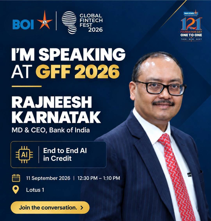 Bank of India MD & CEO speaks on ‘End to End AI in Credit’